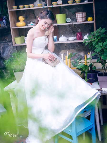 váy cưới David's Bridal - hình minh họa 5