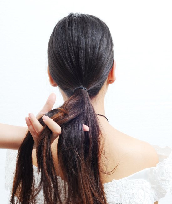 kiểu tóc đơn giản dễ làm - hình minh họa 12