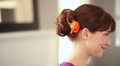 cách búi tóc Chignon - hình minh họa 16