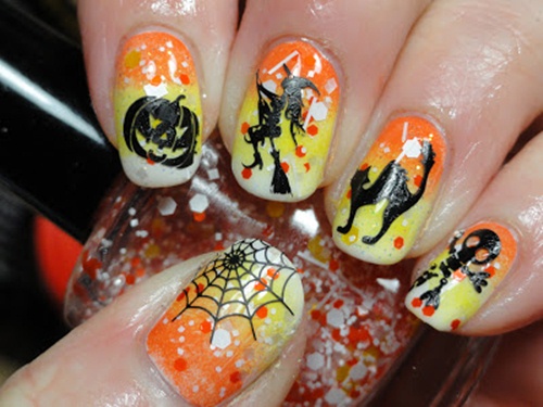 móng tay Halloween - hình minh họa 2