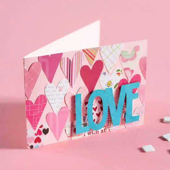 Scrappy Valentine's Day Card