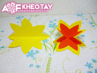 thiệp hoa 3D handmade - hình minh họa 4