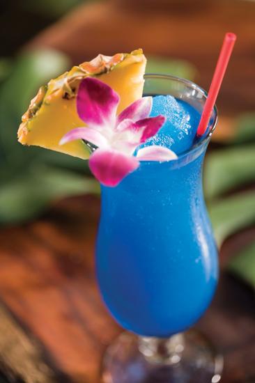 Blue Hawaiian Ly Cocktail Màu Xanh Biển - hình minh họa 2