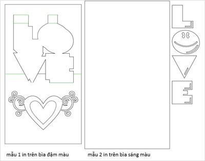 làm thiệp nổi handmade