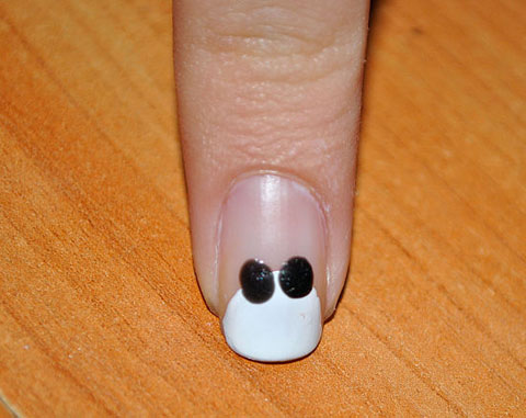 vẽ nail gấu trúc - hình minh họa 6