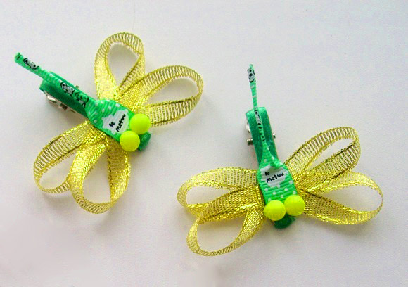 kẹp tóc chuồn chuồn handmade - hình minh họa 6