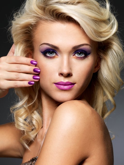 Party Pink And Purple Makeup Ideas