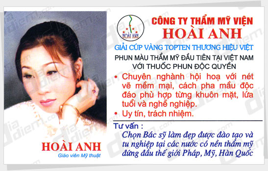 Thẩm mỹ viện Hoài Anh Địa chỉ tin cậy cho phái đẹp tham my vien hoai anh Thẩm mỹ viện Hoài Anh Địa chỉ tin cậy cho phái đẹp