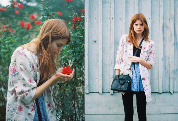 Blazer hoa rực rỡ từ đường phố tới công sở blazer in hoa - hình minh họa 8