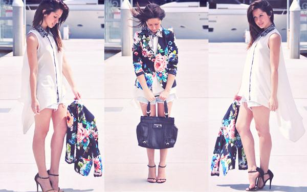 Blazer hoa rực rỡ từ đường phố tới công sở blazer in hoa - hình minh họa 17