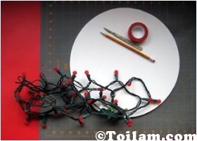 đèn ngủ LED hình trái tim