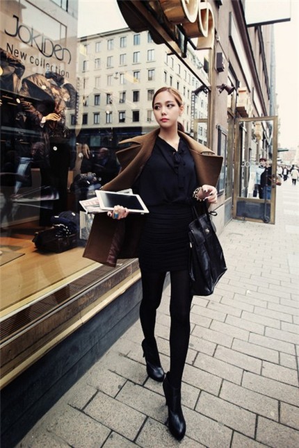 Phối đồ cùng legging cho nàng công sở 1 phối đồ legging công sở
