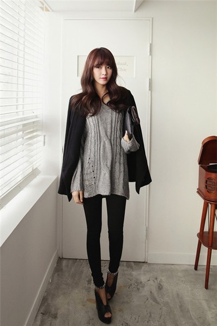 Phối đồ cùng legging cho nàng công sở 16 phối đồ legging công sở - hình minh họa 16