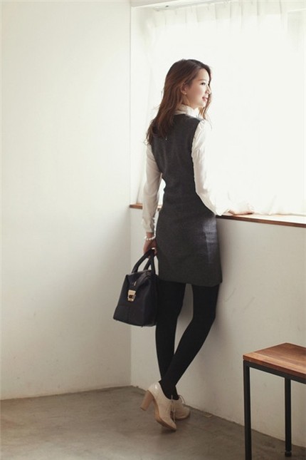 Phối đồ cùng legging cho nàng công sở 9 phối đồ legging công sở - hình minh họa 9