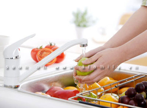 rửa rau củ quả đúng cách