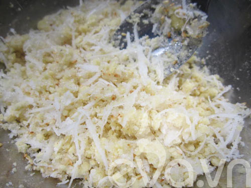 nau-che-troi-nuoc-bi-do-bo-duong-3 chè trôi nước bí đỏ - hình minh họa 4