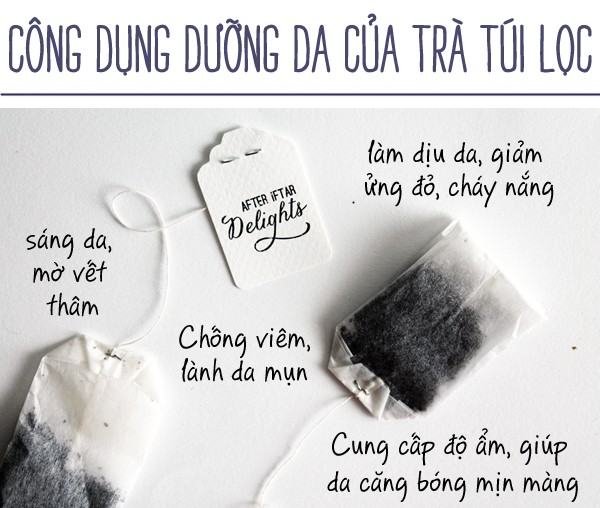 trà túi lọc trị thâm quầng mắt